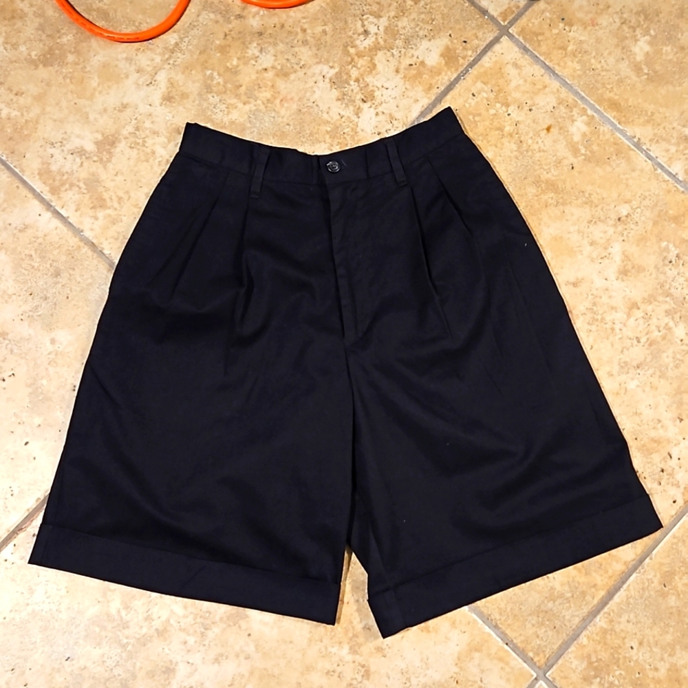 Ralph Lauren  Pleated, Cuffed Shorts
